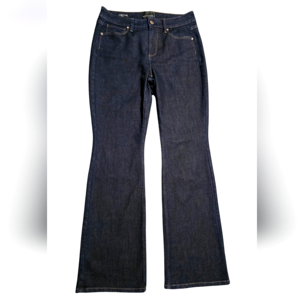 White House Black Market Dark Blue Flare Jeans